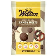 Wilton Light Cocoa Candy Melts Chocolate-Flavored Baking & Candy Making Wafers 12oz Bag
