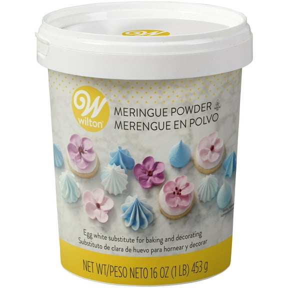 Wilton Meringue Powder for Baking, Kosher Certified, Royal Icing Mix, Stabilizes Frosting & Meringues, Perfect for Cookies, Pies, Desserts, 16 oz.