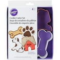 thumbnail image 1 of Wilton Metal Cookie Cutter Set, Pet Theme, 4-Pack, 1 of 3