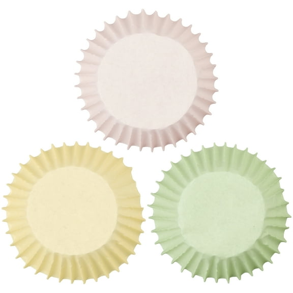 Wilton Mini Cupcake Liners, Pastel, 100 ct.