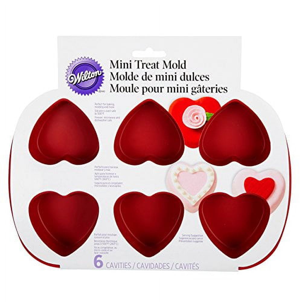 Wilton Candy Mold - 4 Cavity Animal Print Heart
