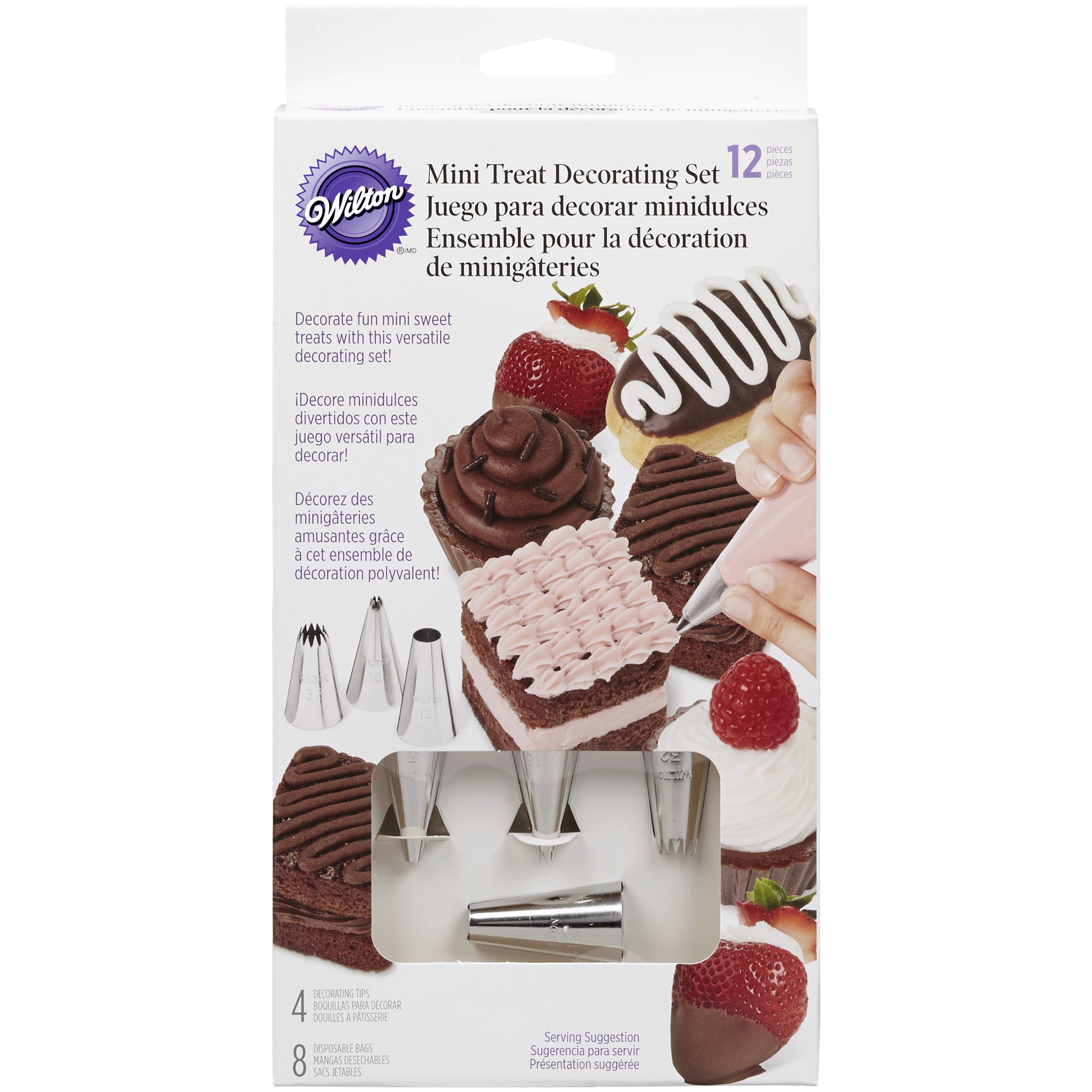 Wilton Mini Treat Decorating Set, 12-Piece - Walmart.com