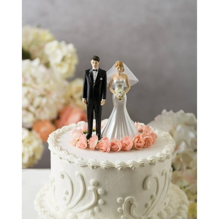 Wilton Modern Veil Bride & Groom, 2 Piece