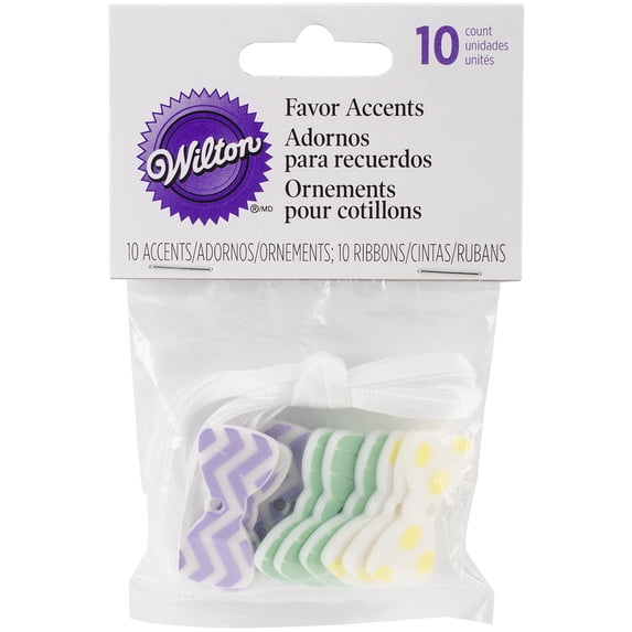Wilton Multi Color Bow Tie Favor Accent