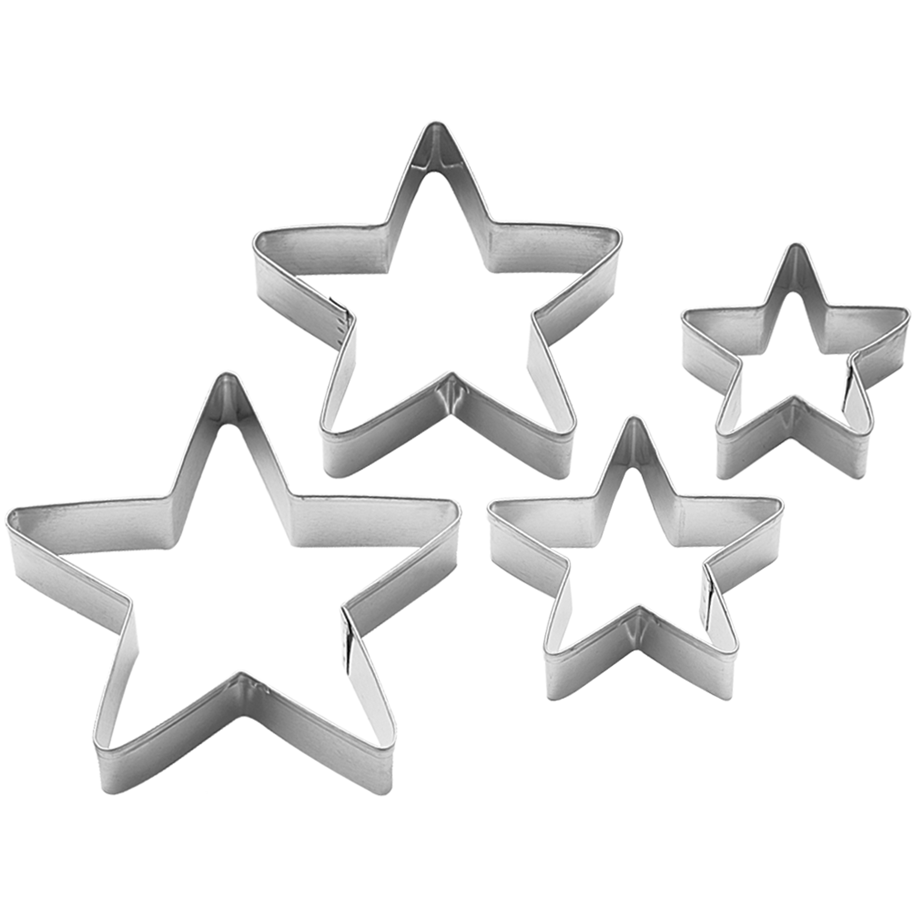 Wilton Nesting Star Biscuit Cutter Set, 4-Piece - image 1 of 2