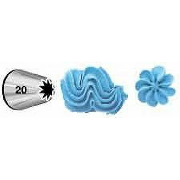 Wilton No. 20 Open Star Decorating Tip