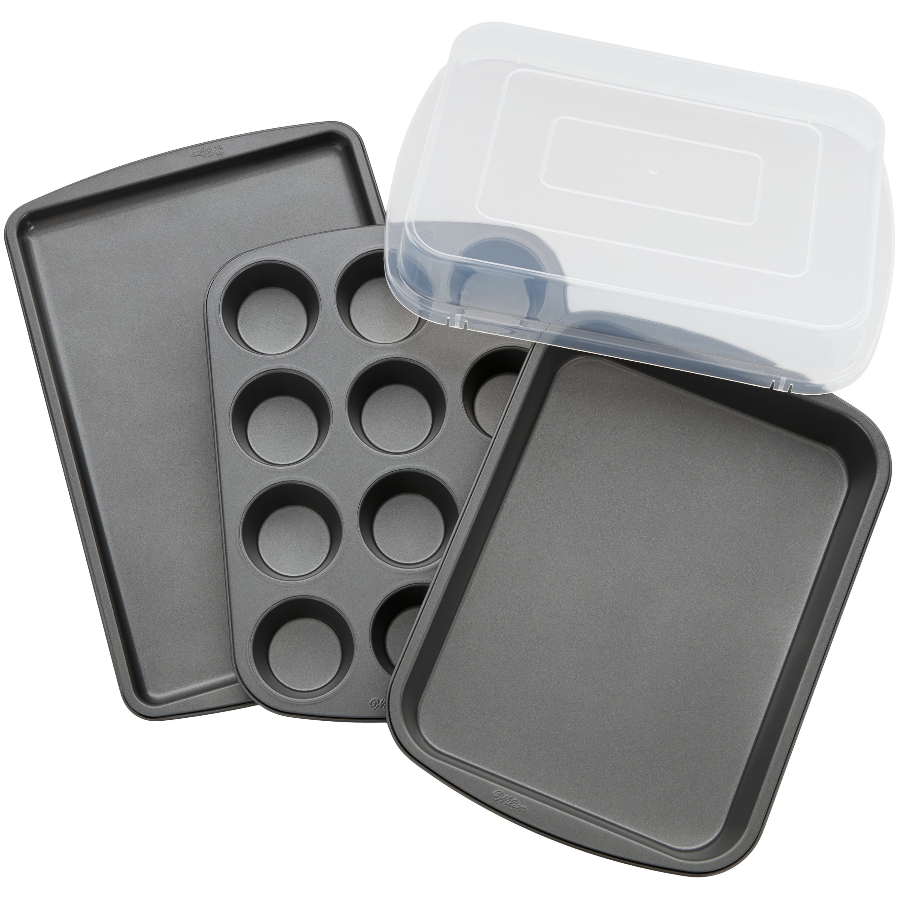 Perfect Results Muffin, Baking and Oblong Pan Bakeware Set, 3