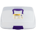 thumbnail image 1 of Wilton Oblong Cake and Cupcake Carrier, Practical Cupcake Container, Plastic, 1 of 13