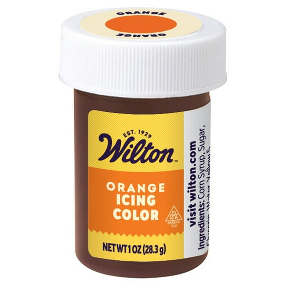 Wilton Orange Food Coloring Edible Gel for Baking & Cake Decorating No Taste 1 oz.