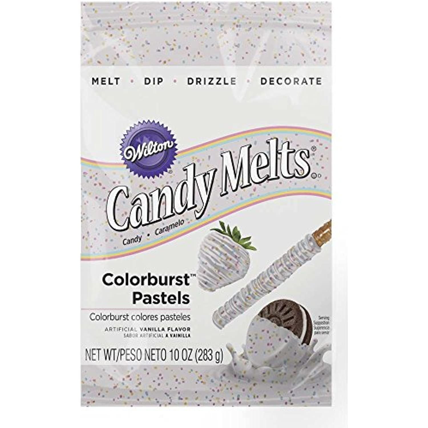 Wilton Pastel Colorburst Candy Melts Candy, 10 Oz.