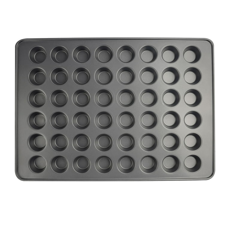 Wilton Perfect Results Non Stick Metal Mega Mini Muffin and Cupcake Pan 48 cup