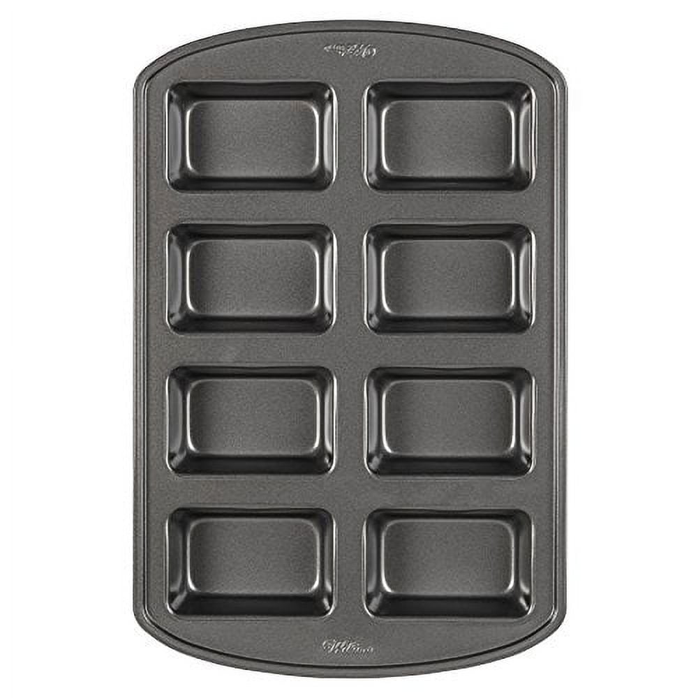 8-Cavity Metal-Reinforced Silicone Mini Loaf Pan by Celebrate It