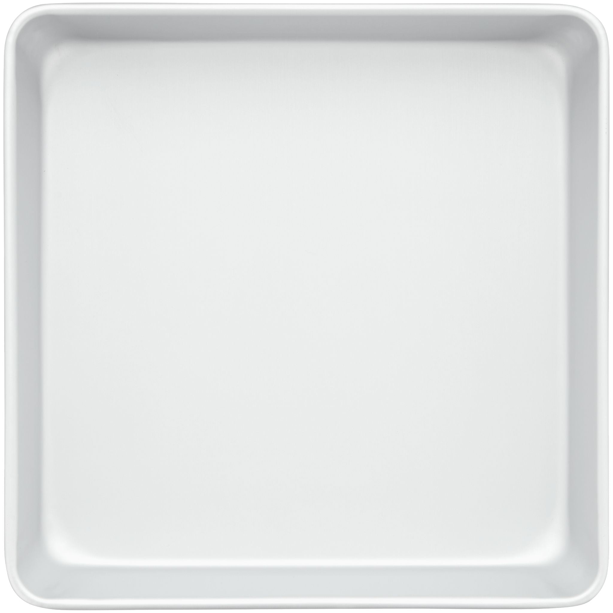 10-Inch Silver Aluminum Non-Stick Square Cake Pan