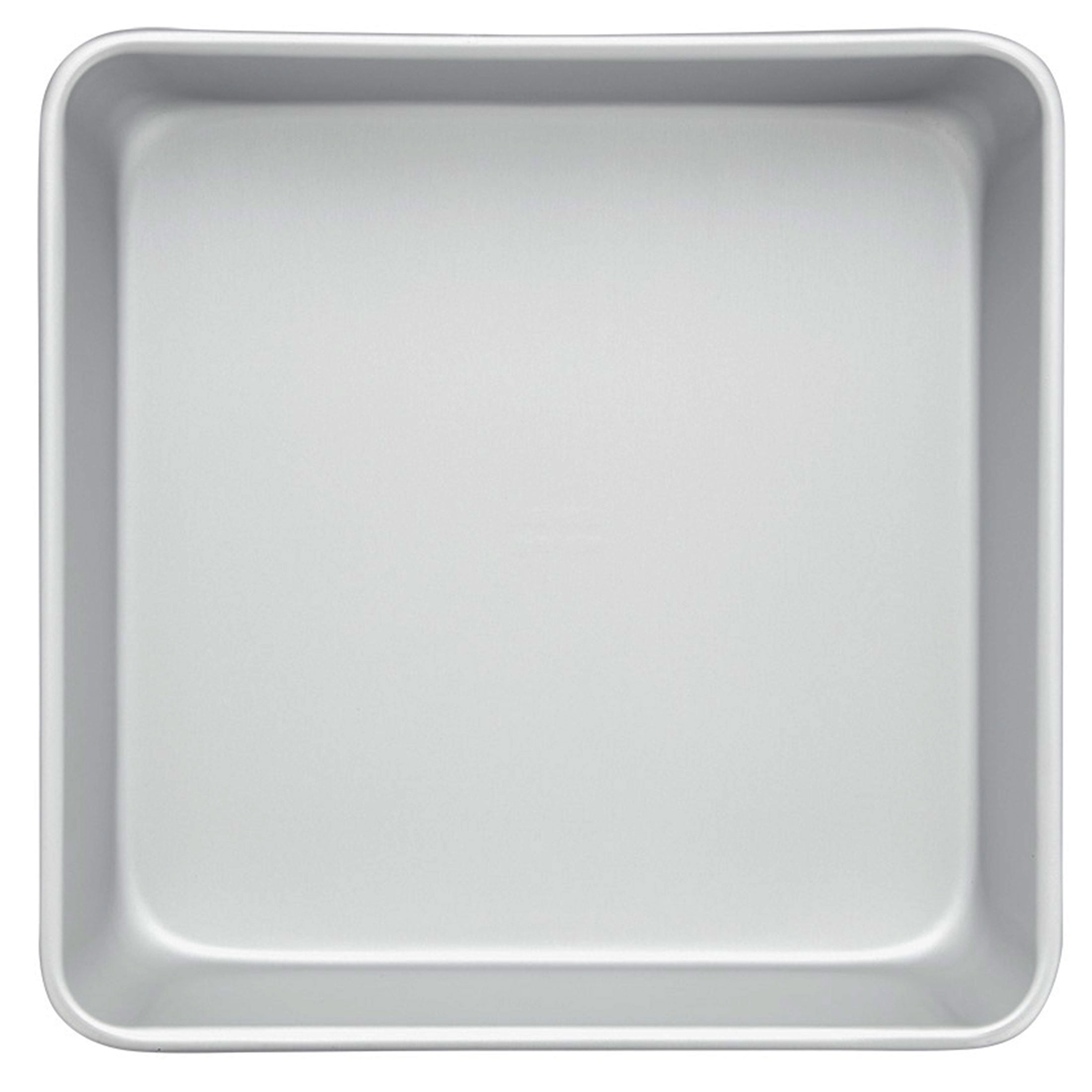 8-Inch Silver Non-Stick Aluminum Square Cake Pan