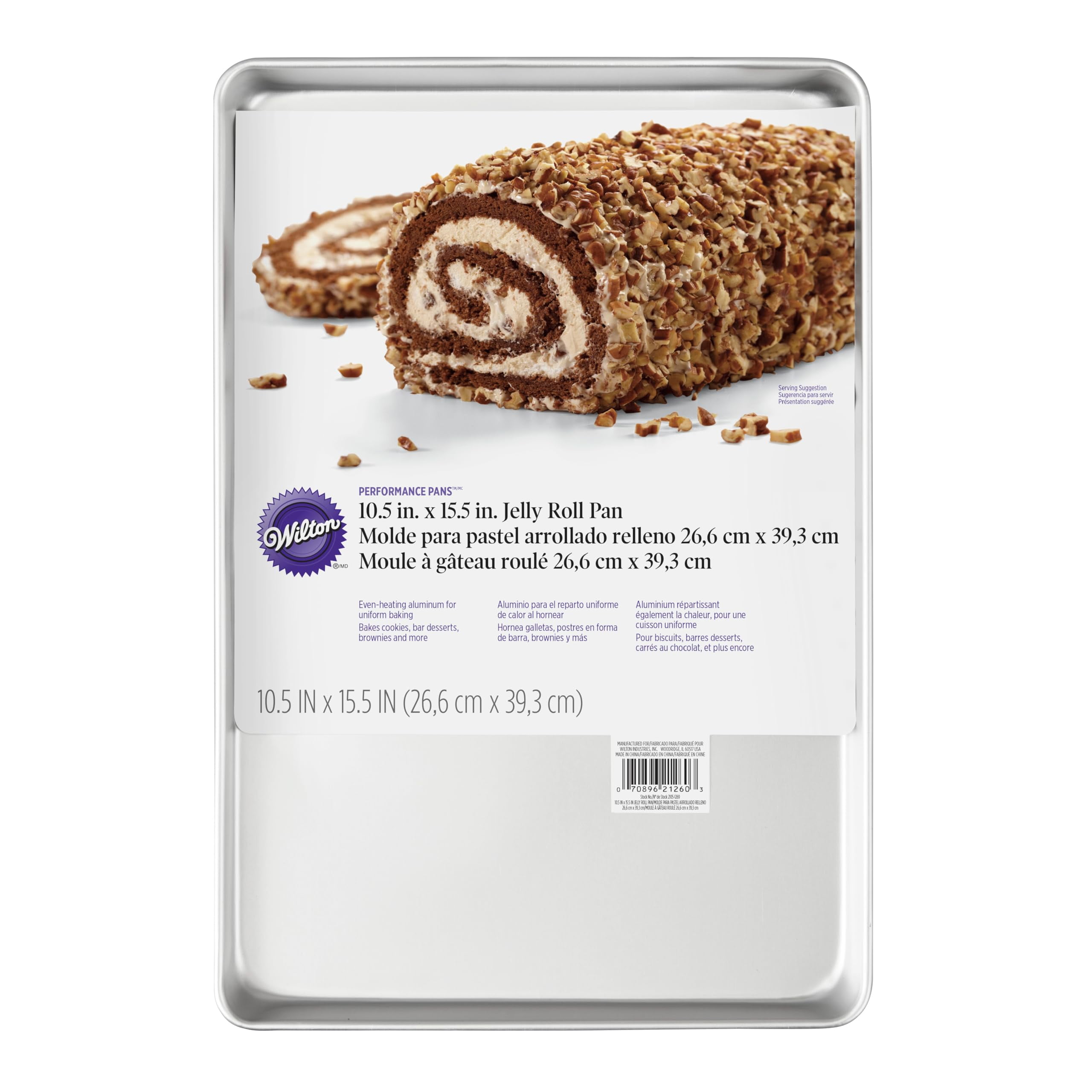 Wilton Performance Pans Jelly Roll Pan Bake Sponge Cake for Jelly