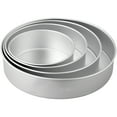 thumbnail image 1 of Wilton Performance Pans Round Aluminum Cake Pans Set, 4-Piece, 3 in. Deep, 1 of 7