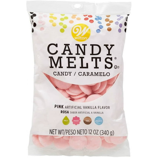 Wilton Pink Candy Melts, 12Ounce