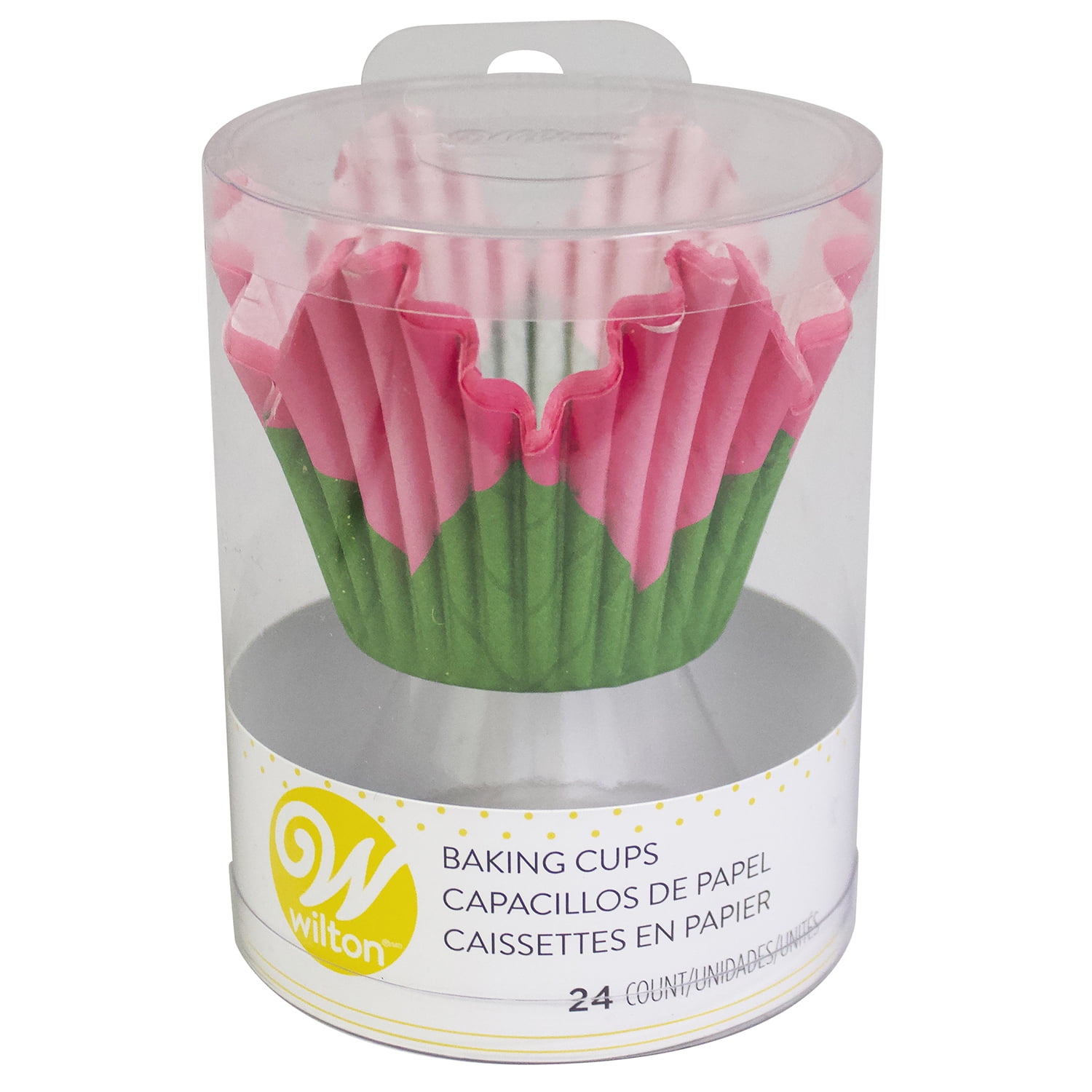 Great Value Cupcake Liners, Pink/Yellow/Blue, 96 Count