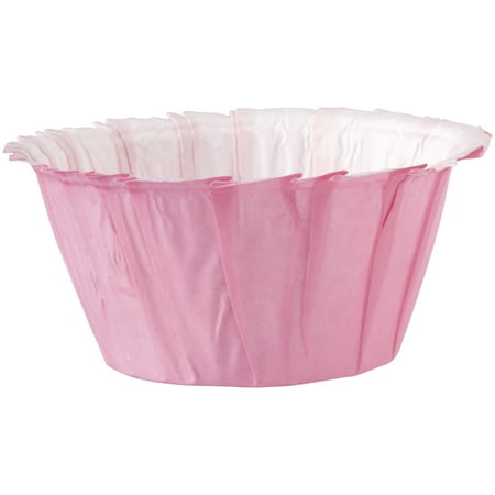 (2 pack) (2 Pack) Wilton Cupcake Liners, Pink Ruffle, 24 Ct