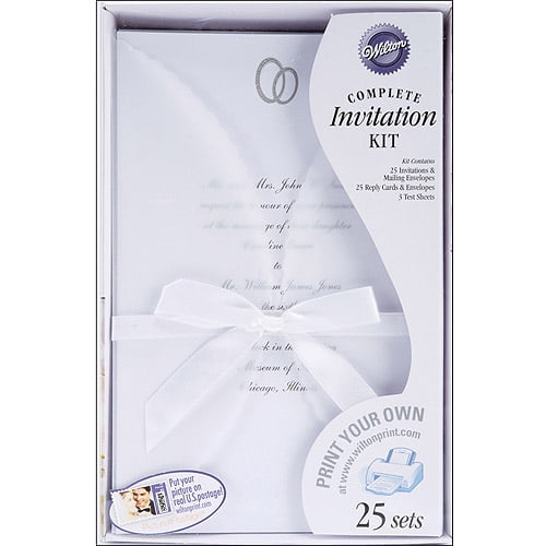 Wilton PrintYourOwn Invitations Kit Infinity