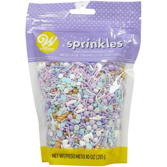 Wilton Purple Unicorn Sprinkles Mix, 10 Oz, Non Toxic