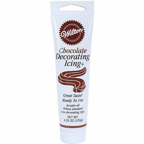Wilton ReadyToUse Decorating Icing Tube, Brown 4.25 oz. 704254