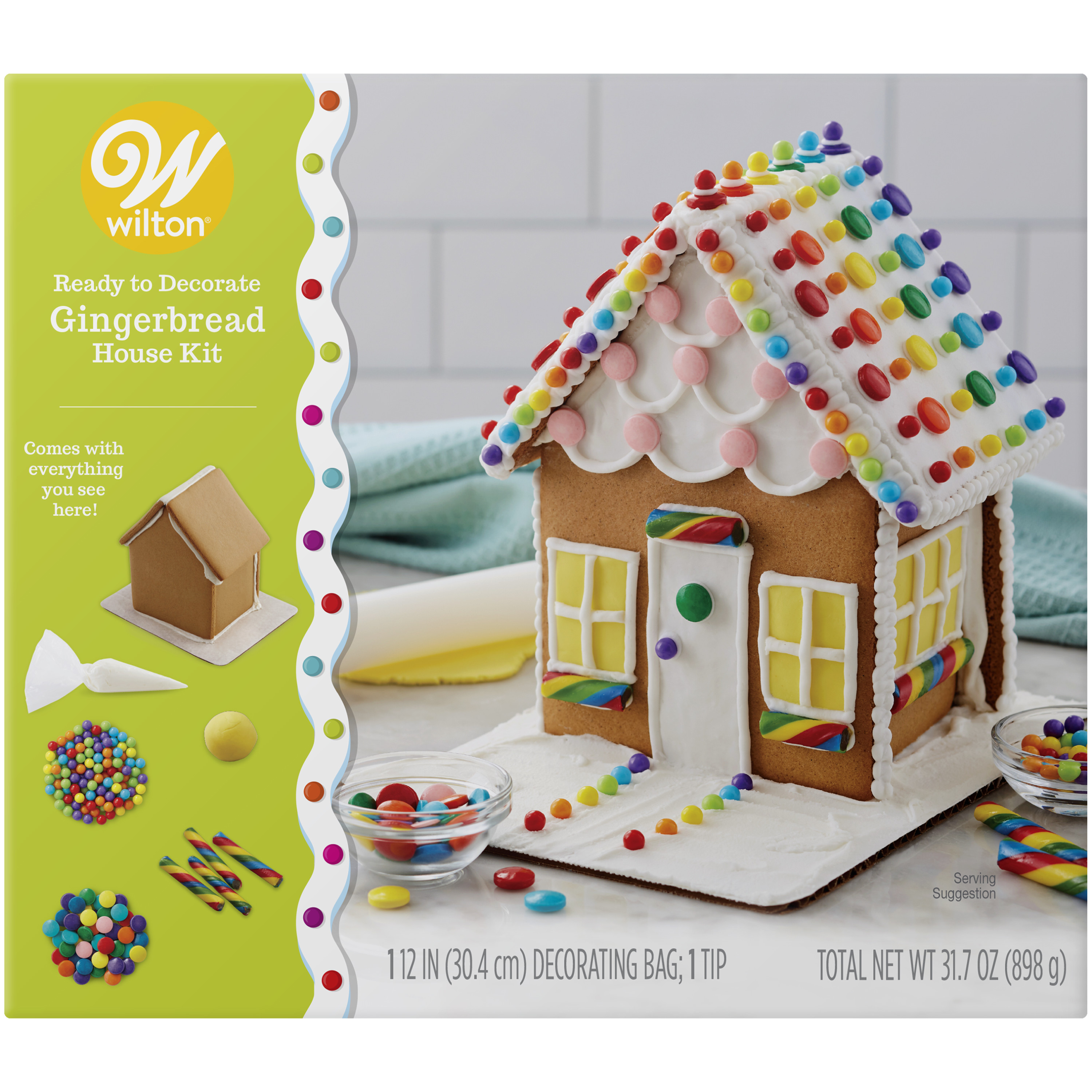 Wilton Ready to Decorate Modern Mood Gingerbread Townhouse Decorating