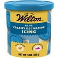 thumbnail image 1 of Wilton Ready-to-Use Medium Consistency Blue Buttercream Frosting, 15oz. Tub, 1 of 8