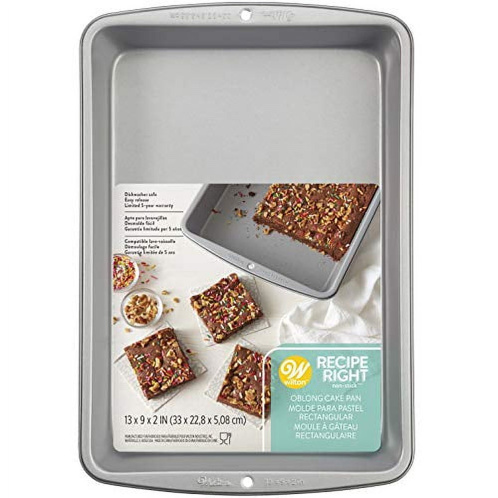Wilton 13" x 9" Non-Stick Aluminum Rectangular Cake Pan