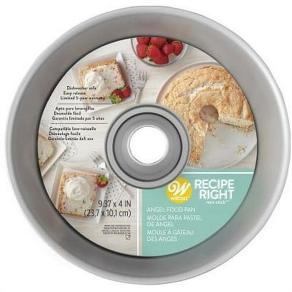Wilton Recipe Right Angel Food Cake Pan-Round 9.36"