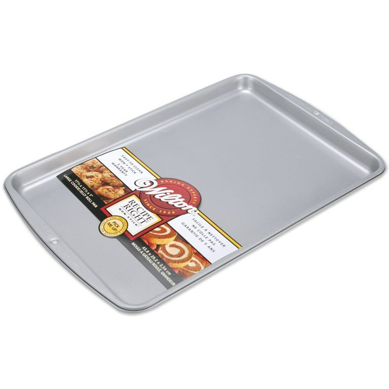 Wilton Recipe Right Cookie/Jelly Roll Pan 17-1/4 by 11-1/2-Inch (Pack of 2)