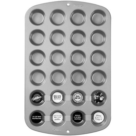 Wilton Recipe Right Muffin Pan: Mini, 24 cups