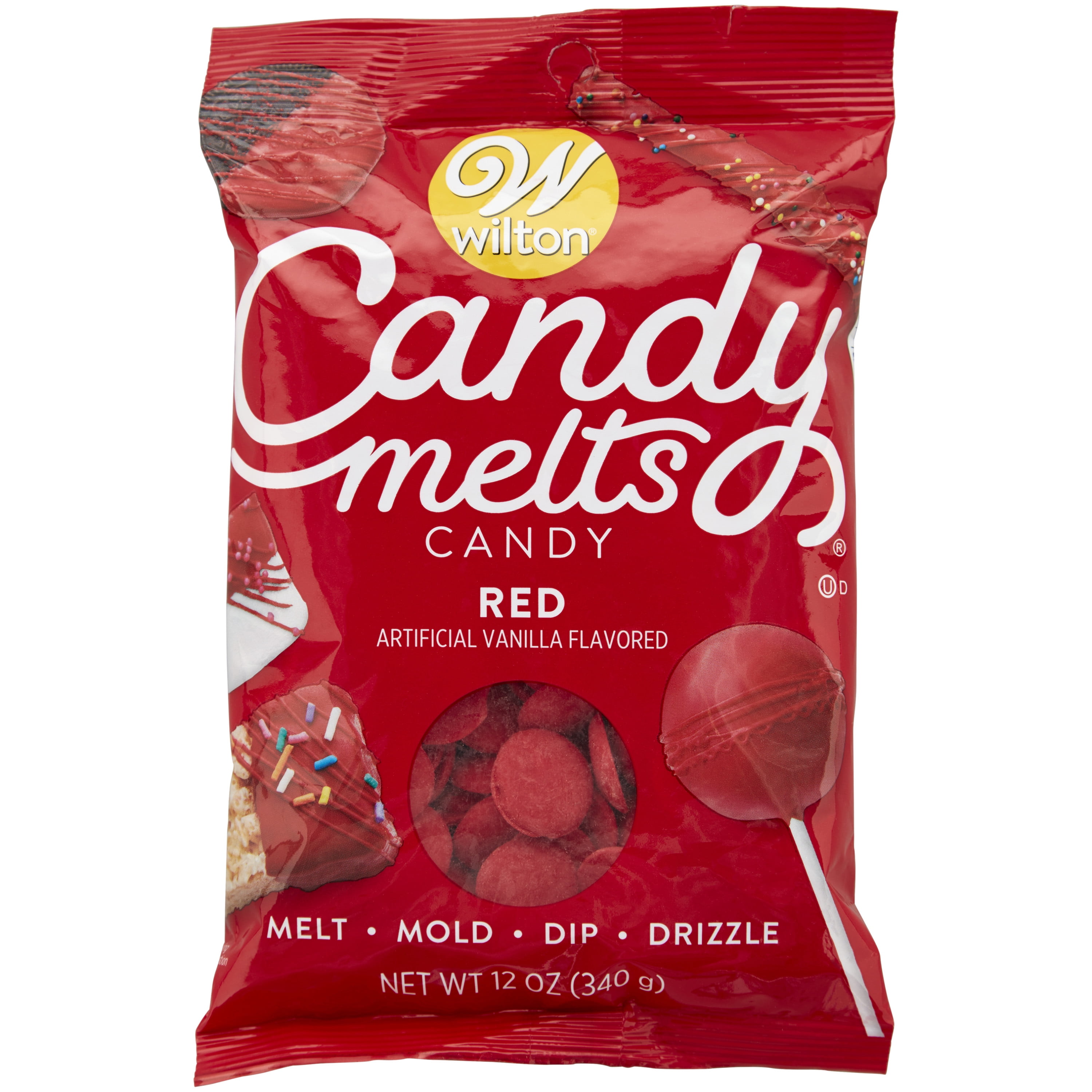 Wilton Red Candy Melts Candy, 12 oz.