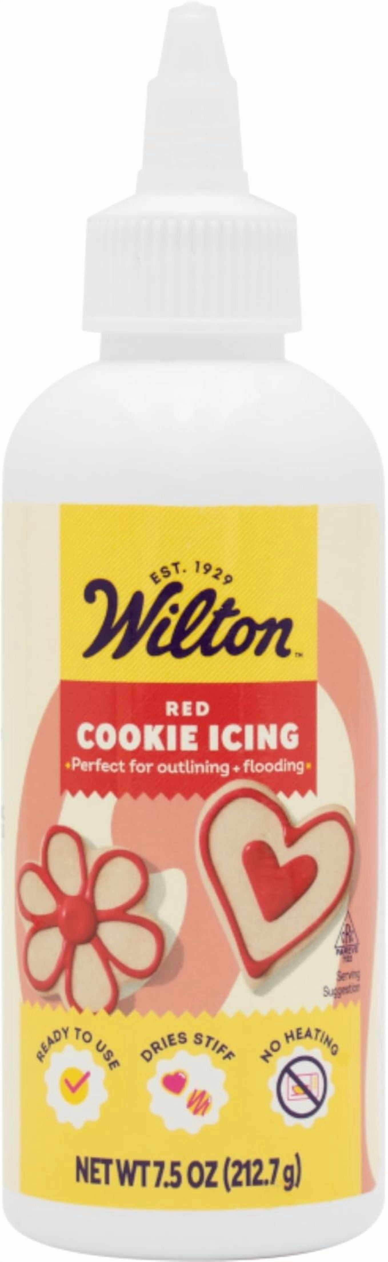 Wilton Red Cookie Icing, 7.5 oz (Pack of 4)