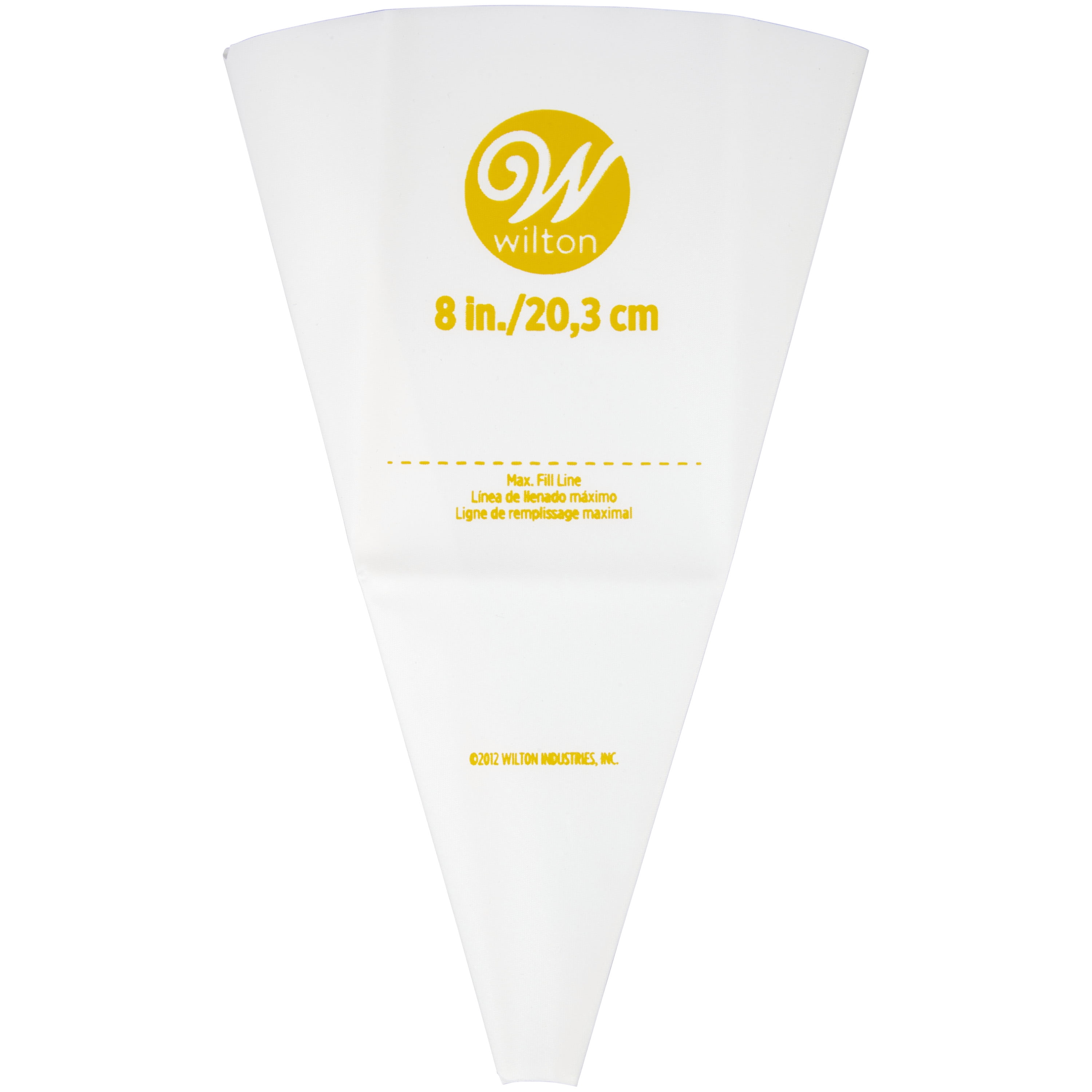 Wilton Reusable Featherweight Decorating Piping Bag, Plastic, 8in