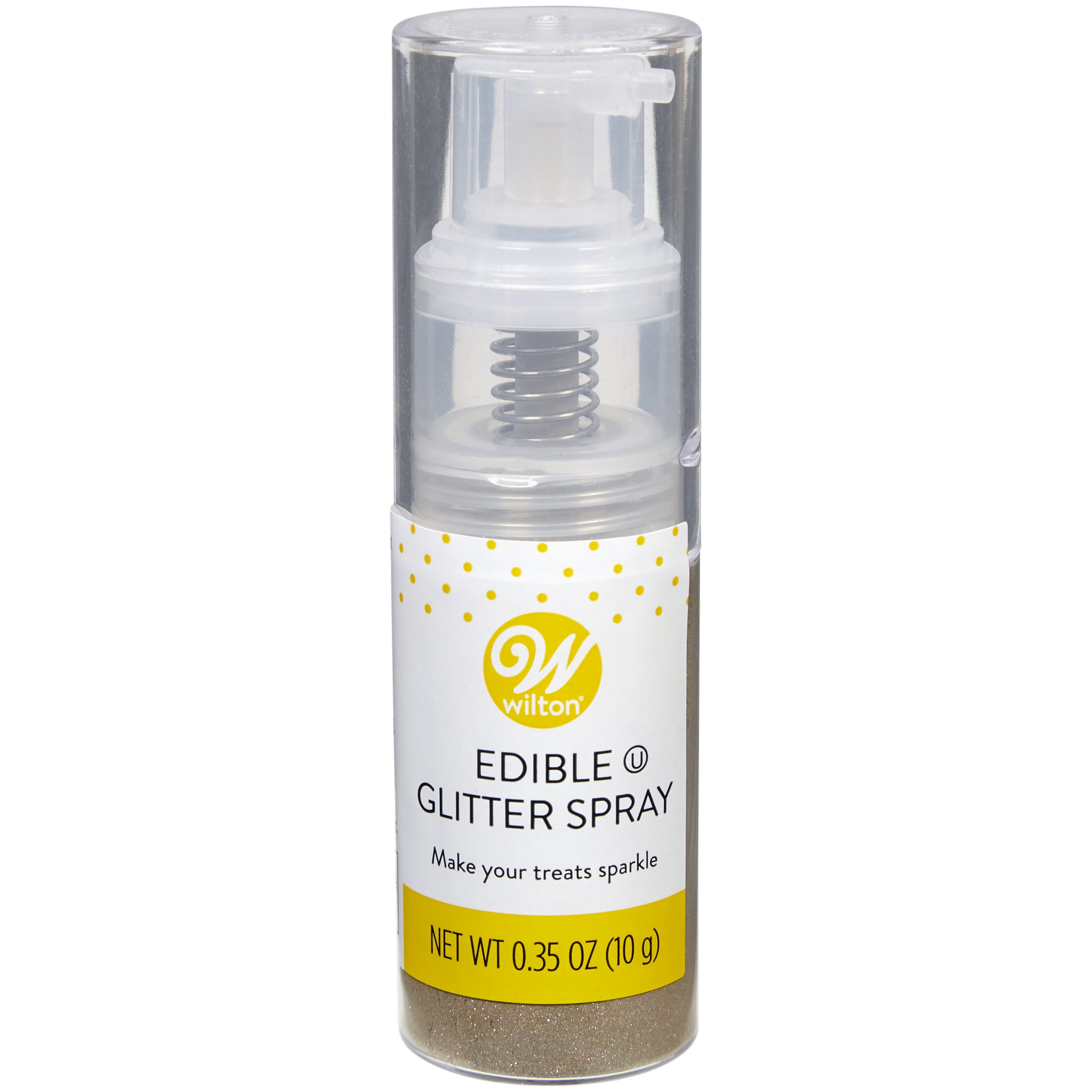 Wilton Rose Gold Edible Glitter Spray, 0.35 oz.