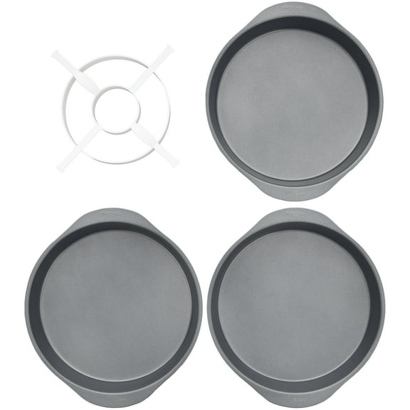 Wilton Round Checkerboard Cake Pan Set, 4-Piece