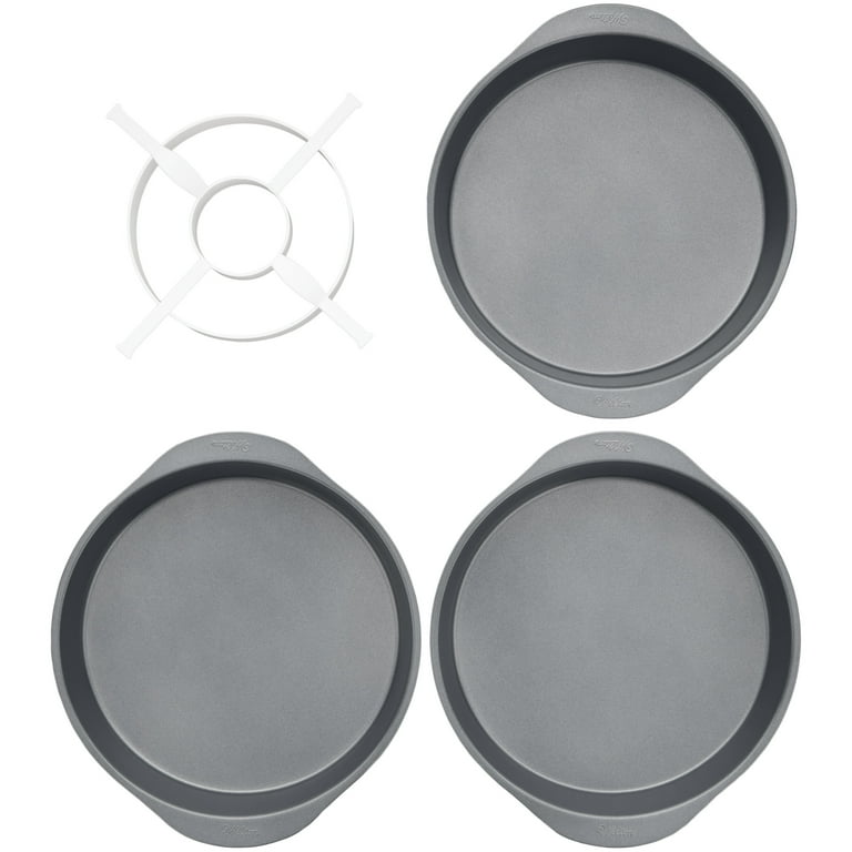 Wilton checkerboard top cake pan set