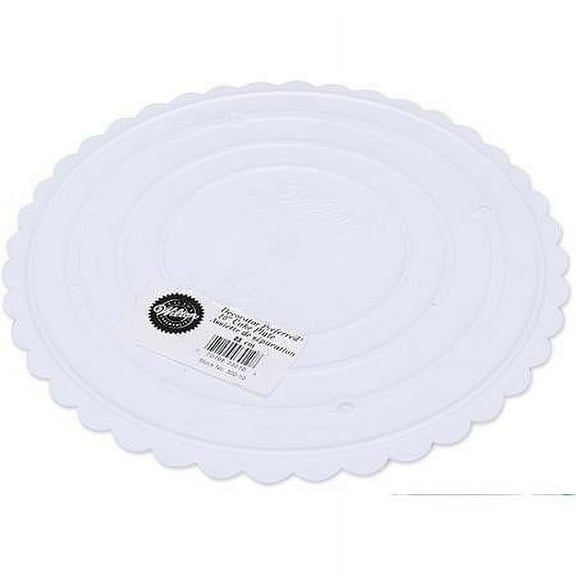 Wilton Separator Decorator Preferred Scalloped Plate, 10", 1 Ct