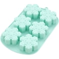 thumbnail image 1 of Wilton Silicone Bakeware, 6 Cavity Snowflake Treat Mold, 2105-0-0743, 1 of 3