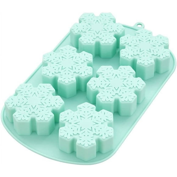 Wilton Silicone Bakeware, 6 Cavity Snowflake Treat Mold, 2105-0-0743
