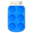 Wilton Silicone Bakeware, 6 Cup Muffin Pan, 21054802