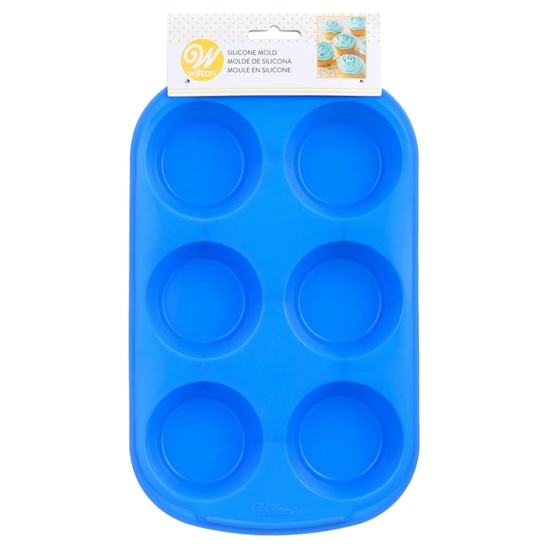 2105-4802 - Wilton Silicone Bakeware, 6 Cup Muffin Pan