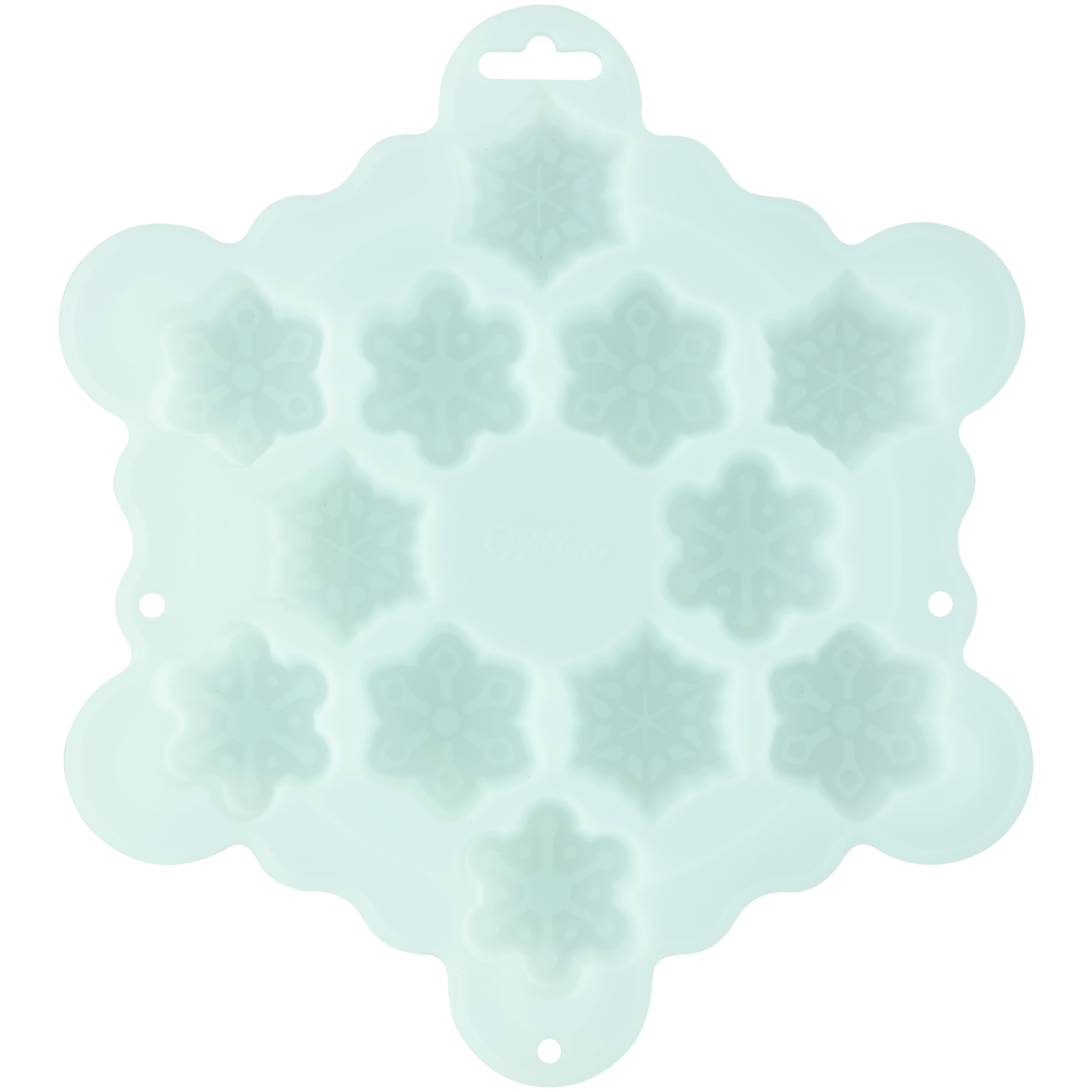 6 Cavity Different Snowflake Silicone Cake Mold