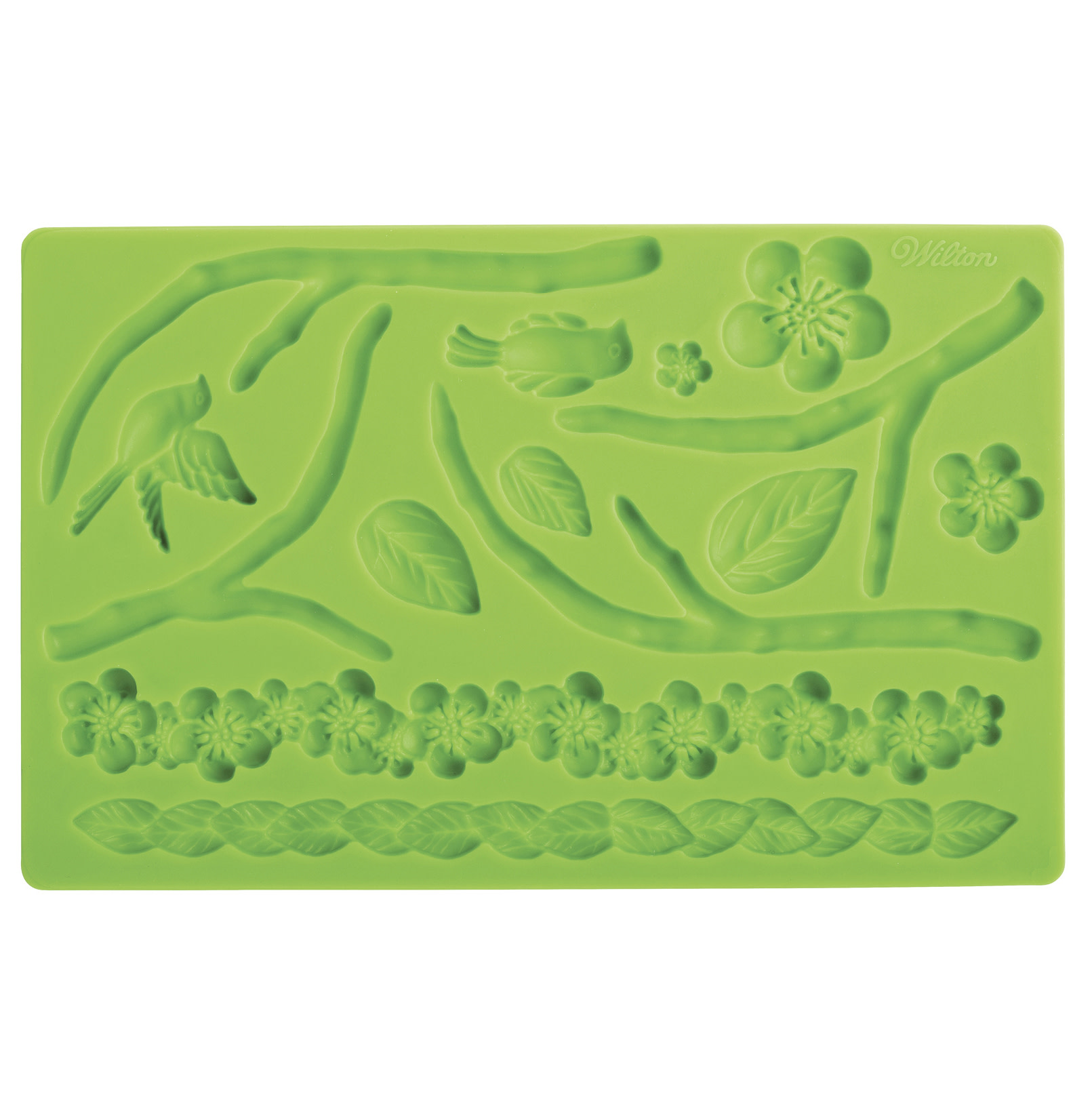 Wilton Silicone Nature Designs Fondant and Gum Paste Mold - Cake ...