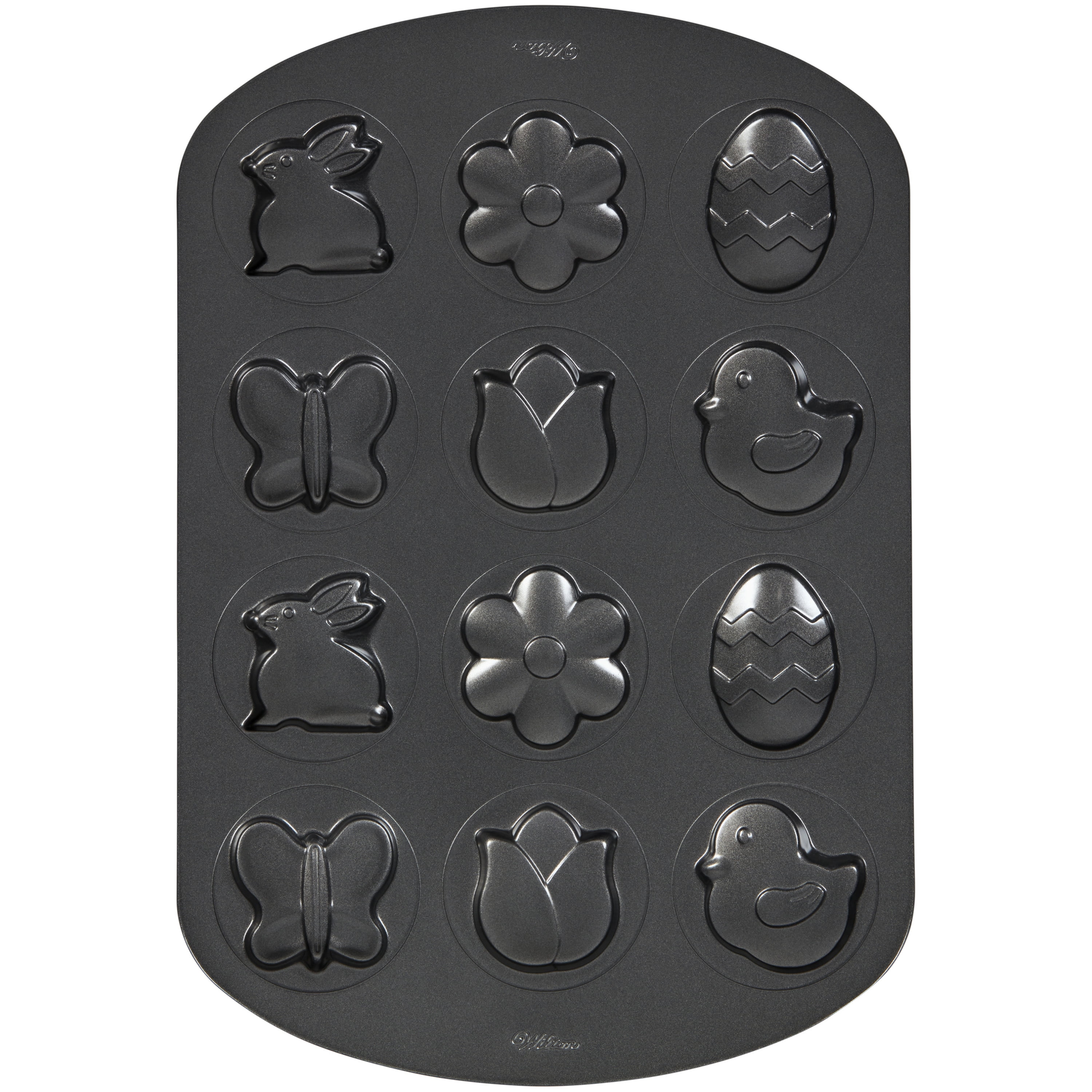 Wilton Dragonfly, Butterfly and Flower Silicone Candy Mold, 12-Cavity