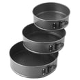 thumbnail image 1 of Wilton Premium Non-Stick Springform Pan Set 3-Piece (8,9, 10-Inch) Ideal for Cheesecakes & Deep-Dish Pizza, 1 of 10