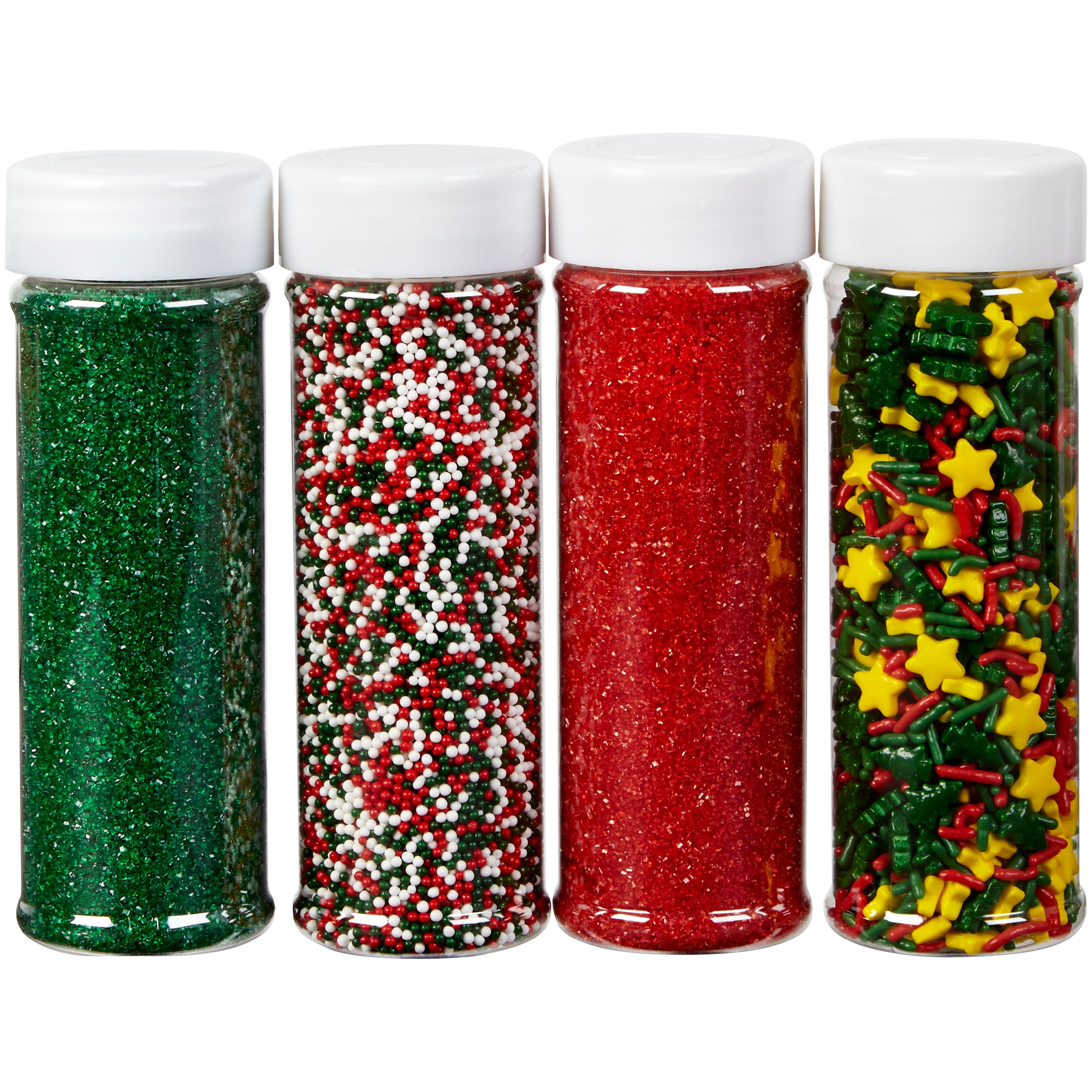 Wilton Sprinkles Holiday Christmas Mega Set, 4 pack, 19.3 oz.