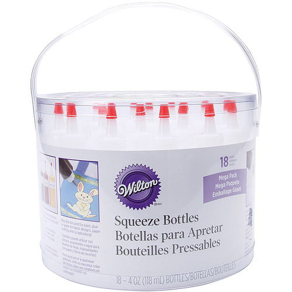 Wilton Squeeze Bottles, 4 oz., 18 ct. 19041090