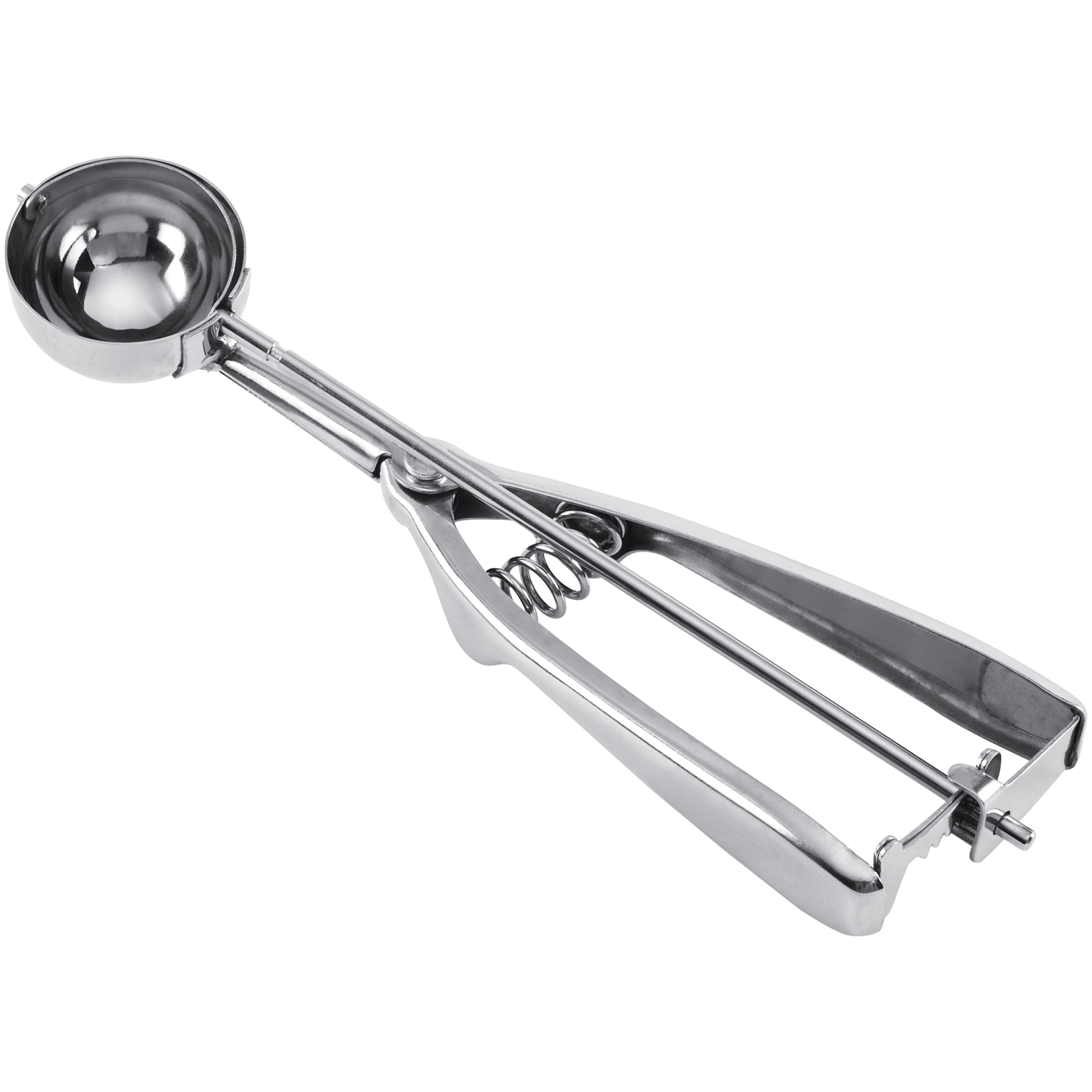 Comfy Grip 3.25 oz Stainless Steel #12 Portion Scoop - with Green Ambidextrous Handle - 1 Count Box